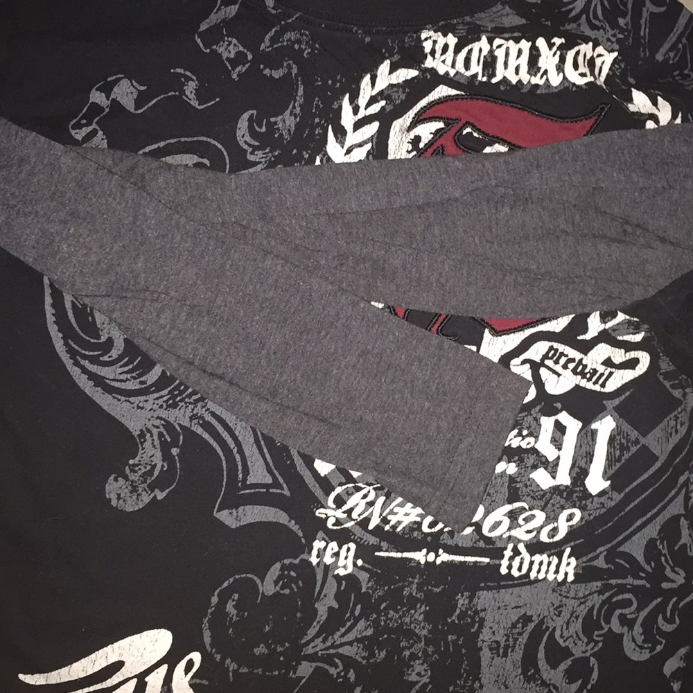 South Pole Black long sleeved shirt